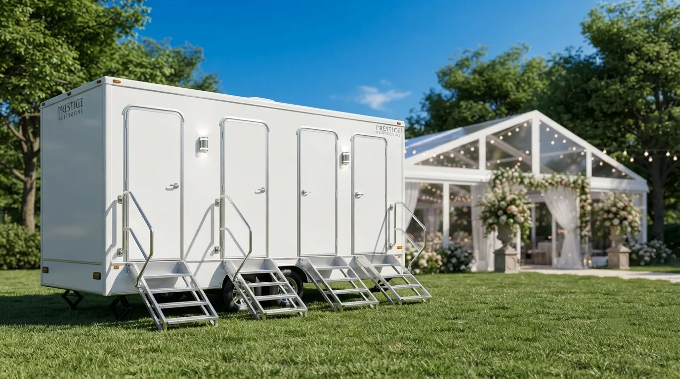 4 Stall Restroom Trailer in Albany, GA
