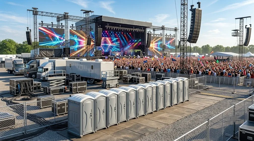 Concert Restroom Rental in Albany, GA