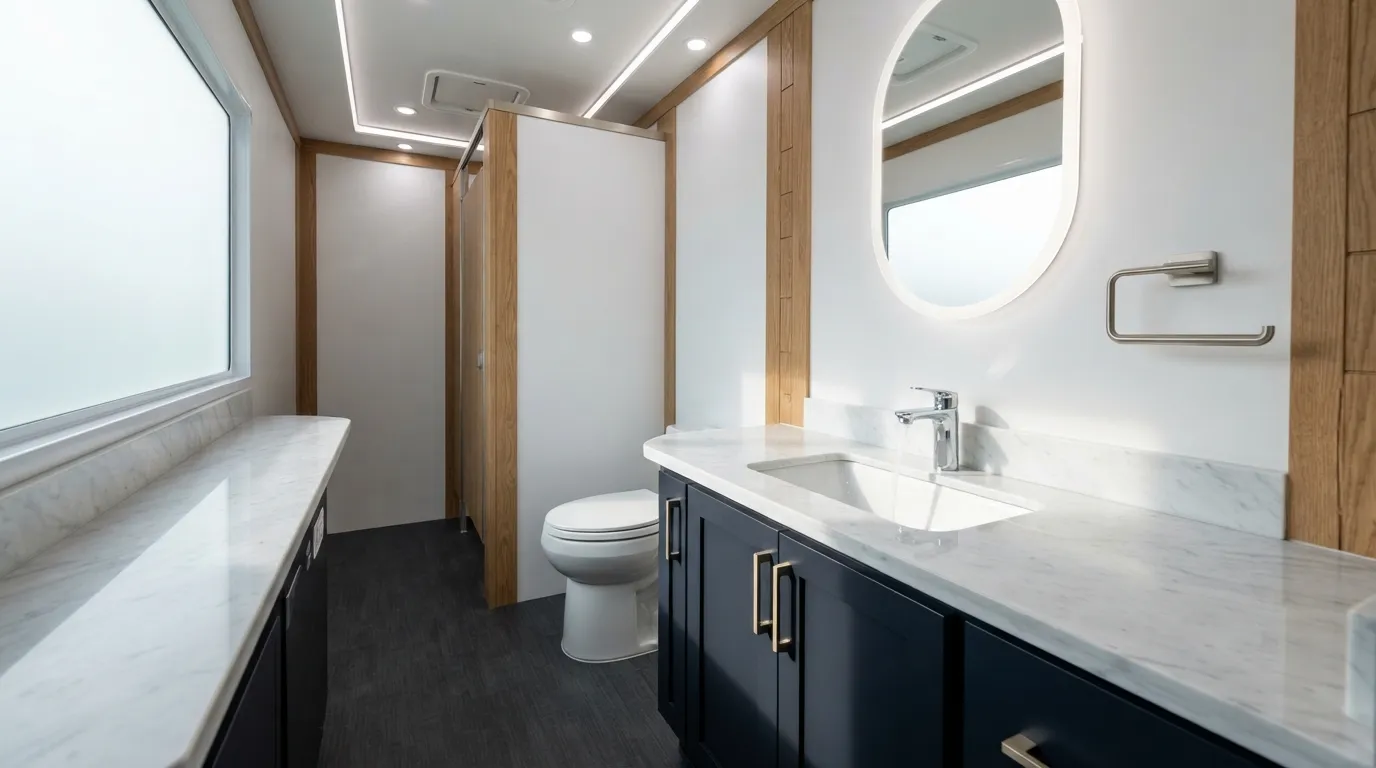 Luxury Restroom Trailer in Albany, GA